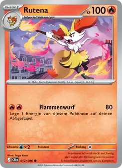 Karte Rutena aus Wachsendes Chaos, Nummer 012/86