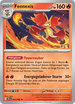 Karte Fennexis aus Wachsendes Chaos, Nummer 013/86