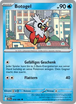 Karte Botogel aus Wachsendes Chaos, Nummer 018/86