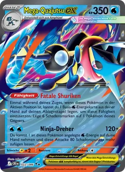 Karte Mega-Quajutsu-ex aus Wachsendes Chaos, Nummer 022/86
