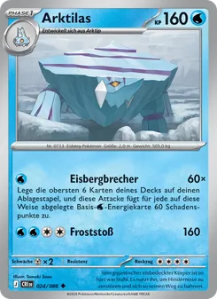 Karte Arktilas aus Wachsendes Chaos, Nummer 024/86