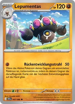 Karte Lepumentas aus Wachsendes Chaos, Nummer 047/86