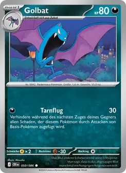 Karte Golbat aus Wachsendes Chaos, Nummer 050/86