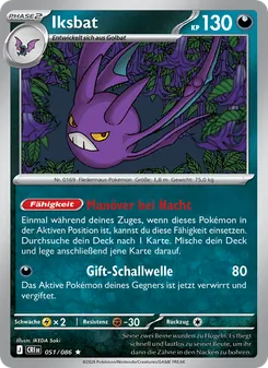 Karte Iksbat aus Wachsendes Chaos, Nummer 051/86