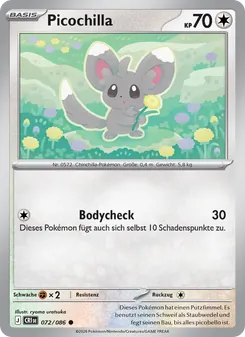 Karte Picochilla aus Wachsendes Chaos, Nummer 072/86