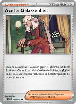 Karte Azetts Gelassenheit aus Wachsendes Chaos, Nummer 076/86
