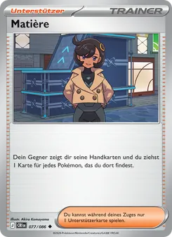 Karte Matière aus Wachsendes Chaos, Nummer 077/86