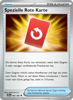Karte Spezielle Rote Karte aus Wachsendes Chaos, Nummer 082/86