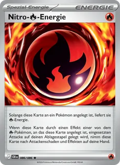 Karte Nitro-Fire-Energie aus Wachsendes Chaos, Nummer 086/86