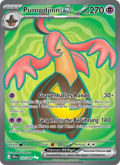 Karte Pumpdjinn-ex aus Wachsendes Chaos, Nummer 102/86
