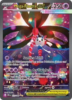 Karte Mega-Floette-ex aus Wachsendes Chaos, Nummer 117/86