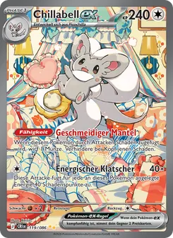 Karte Chillabell-ex aus Wachsendes Chaos, Nummer 119/86