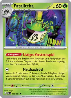 Karte Fatalitcha aus Dunkelnacht, Nummer 006/84