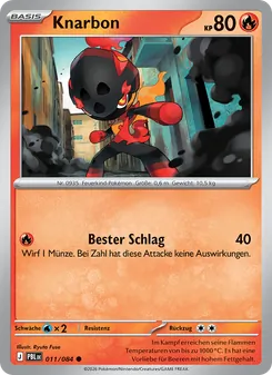 Karte Knarbon aus Dunkelnacht, Nummer 011/84