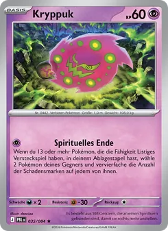 Karte Kryppuk aus Dunkelnacht, Nummer 035/84