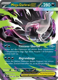 Karte Mega-Darkrai-ex aus Dunkelnacht, Nummer 048/84