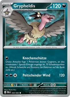Karte Grypheldis aus Dunkelnacht, Nummer 050/84