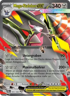Karte Mega-Stalobor-ex aus Dunkelnacht, Nummer 065/84
