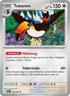 Karte Tukanon aus Dunkelnacht, Nummer 068/84
