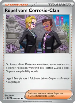 Karte Rüpel vom Corrosio-Clan aus Dunkelnacht, Nummer 081/84