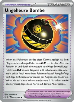 Karte Ungeheure Bombe aus Dunkelnacht, Nummer 082/84