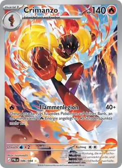 Karte Crimanzo aus Dunkelnacht, Nummer 086/84
