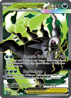 Karte Mega-Darkrai-ex aus Dunkelnacht, Nummer 101/84