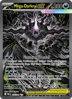 Karte Mega-Darkrai-ex aus Dunkelnacht, Nummer 116/84