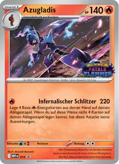 Karte Azugladis aus MEP Black Star Promos, Nummer 014