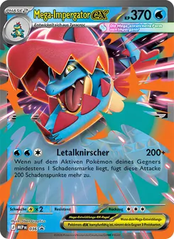 Karte Mega-Impergator-ex aus MEP Black Star Promos, Nummer 036
