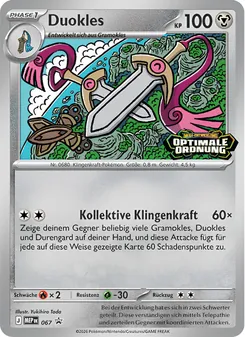 Karte Duokles aus MEP Black Star Promos, Nummer 067