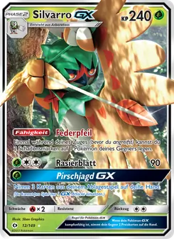Karte Silvarro GX aus Sonne & Mond, Nummer 12/149
