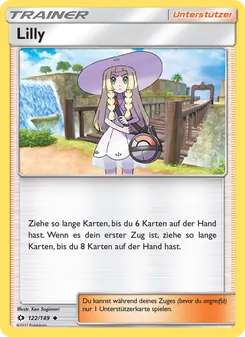 Karte Lilly aus Sonne & Mond, Nummer 122/149