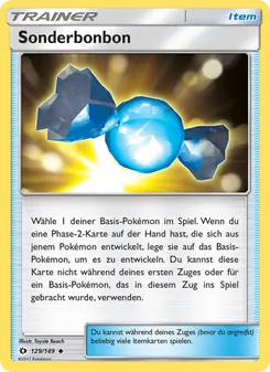 Karte Sonderbonbon aus Sonne & Mond, Nummer 129/149