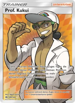 Karte Prof. Kukui aus Sonne & Mond, Nummer 148/149