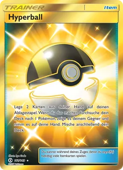 Karte Hyperball aus Sonne & Mond, Nummer 161/149