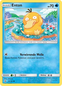 Karte Enton aus Sonne & Mond, Nummer 28/149