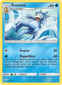 Karte Entoron aus Sonne & Mond, Nummer 29/149