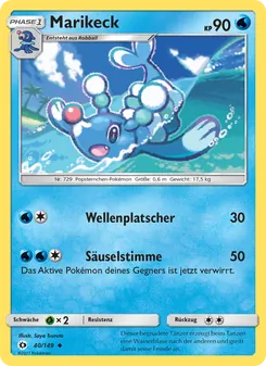 Karte Marikeck aus Sonne & Mond, Nummer 40/149
