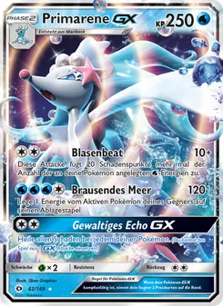 Karte Primarene GX aus Sonne & Mond, Nummer 42/149
