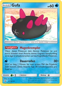 Karte Gufa aus Sonne & Mond, Nummer 47/149