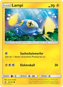 Karte Lampi aus Sonne & Mond, Nummer 49/149