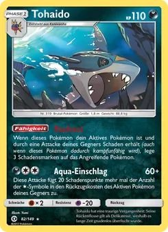 Karte Tohaido aus Sonne & Mond, Nummer 82/149