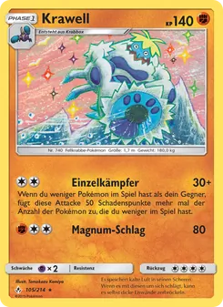 Karte Krawell aus Kräfte im Einklang, Nummer 105/214