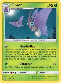 Karte Omot aus Kräfte im Einklang, Nummer 11/214