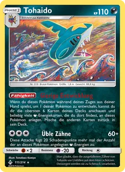Karte Tohaido aus Kräfte im Einklang, Nummer 111/214