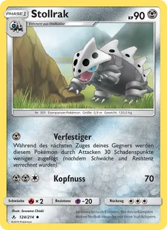 Karte Stollrak aus Kräfte im Einklang, Nummer 124/214