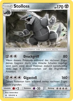 Karte Stolloss aus Kräfte im Einklang, Nummer 125/214
