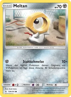 Karte Meltan aus Kräfte im Einklang, Nummer 128/214