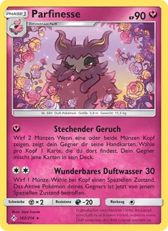 Karte Parfinesse aus Kräfte im Einklang, Nummer 142/214